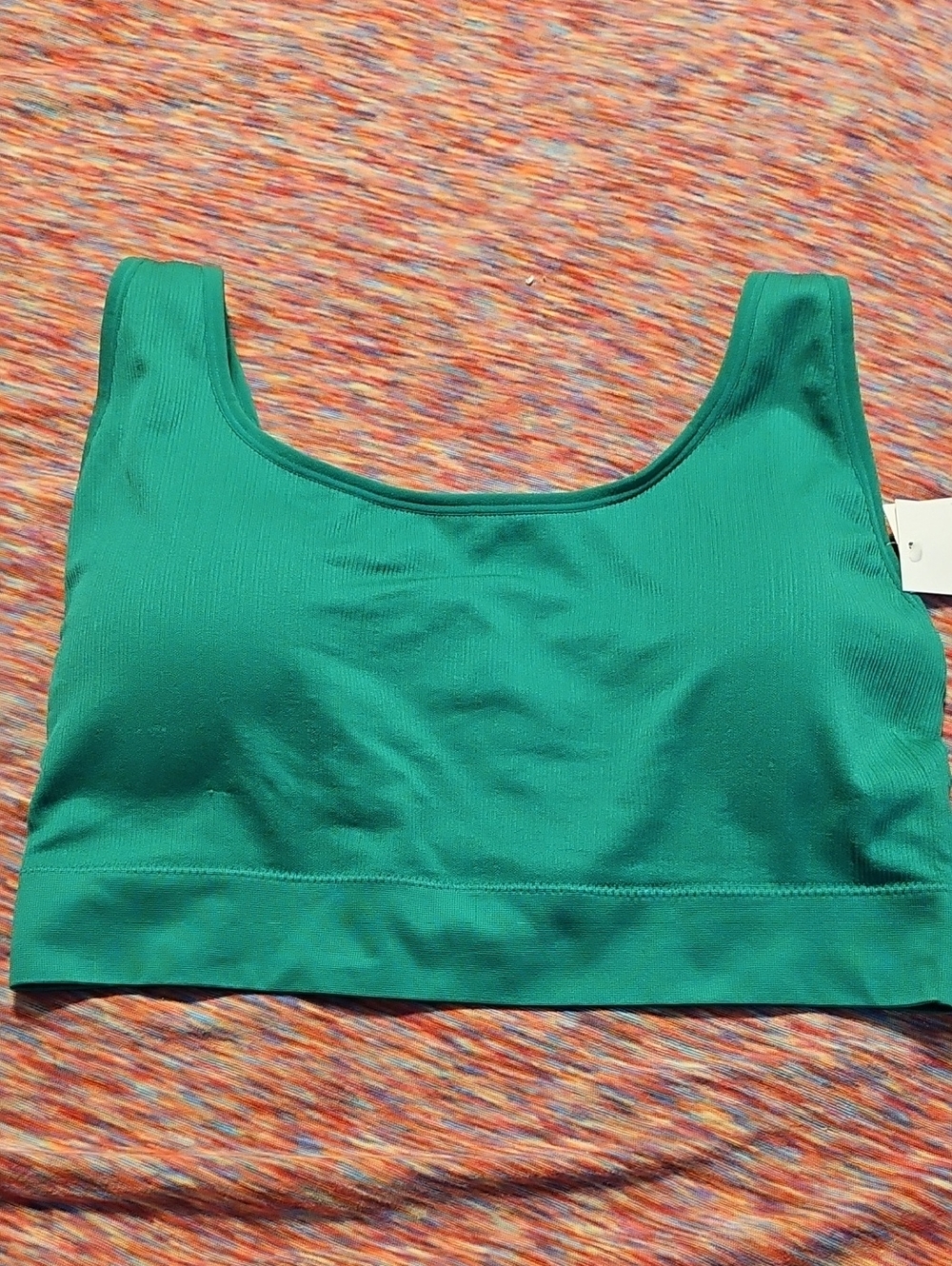 Auden Scoop-Neck Adjustable Bralette - Green